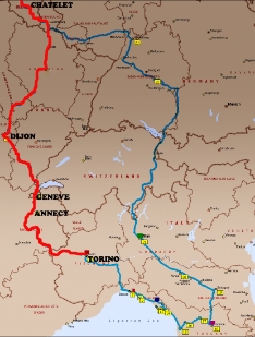 Voyage Italie - J1.jpg - JOUR 1 : Dijon, Genève, Annecy, Torino